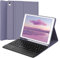 JADEMALL Custodia Tastiera con Trackpad per iPad 10.2 9a/8a/7a Generazione 2021/2020/2019, Italiano-Layout Tastiera Staccabile Magnetica con Trackpad, Viola