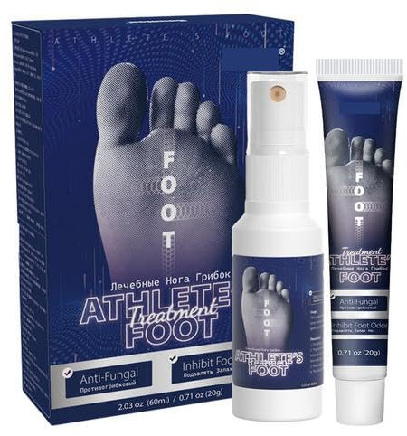 Creme Et Spray De Pied D'athlete, Anti Fongique Creme, Athletes Foot Spray, Traite Efficacement Le Pied Du Pied, Guerit Et Previent Les Infectio_ns Fongiques, Anti-gerçage, Béribéri