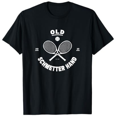Old Schmetterhand Retro Tennis T-Shirt