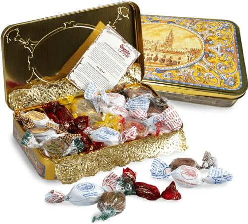 GAMITO Mantecados y Polvorones de Estepa. Lata Lujo Obras Maestras 900g