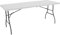 THINIA HOME Mesa Catering Plegable Portátil Rectangular 180 cm Mesa Multiusos: Camping, Eventos en Espacios Exteriores o Interiores | Mesa Resina y Patas Acero | 4-6 Personas y Carga de 150kg