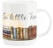 Purely Home So Many Books, So Little Time Mug - Gift/Present for Books Lovers - Tea/Coffee Hot Drinks White Bone China Mug