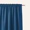 ROOM99 Vorhang mit Kräuselband Aura 140 x 300 cm Breite x Höhe Schiebegardinen Modern Curtain Wohnzimmer Schlafzimmer Dunkelblau, 1 Stück