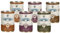 Lakefields - Premium Hundefutter Nass, Probierpaket mit 4 Geschmacksrichtungen, Huhn, Wild, Rind & Lamm, getreidefreies Nassfutter Senior, schonend gegart, 6 x 400g