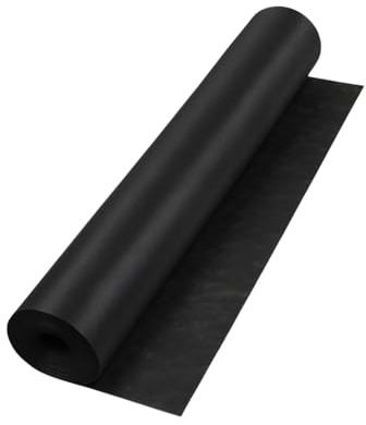 Eko Higiena /BeautyShopOK - Wirtschaftliche Kosmetik-Bettlakenrolle - Einweg-Handtücher - Massageliegenunterlage - aus Vliesstoff - Schwarz - 80 cm breit, Rolle 50 m