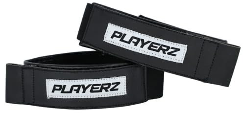 Playerz Lace-Up Boxing Gloves Converter - Lace to Strap Training Glove System, Lace to Hook & Loop Converter, Enhanced Convenience, Premium Materials, Sold in Pairs, Black