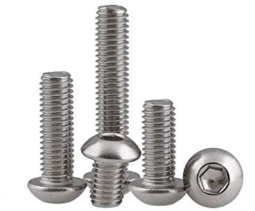 Viti a testa bombata con esagono incassato TBEI in acciaio inox Aisi 304/A2 ISO 7380 - M5x30mm - 20pz