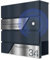 Graviers Design Cassetta delle lettere a muro con campanello radio in antracite RAL 7016 - personalizzata in acciaio inox - Cassetta postale con serratura