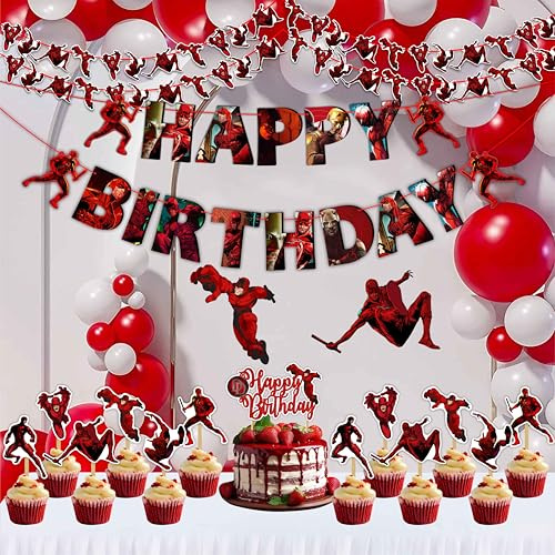 DarDvil Theme Birthday Party Supplies - Geburtstagsdekorationen