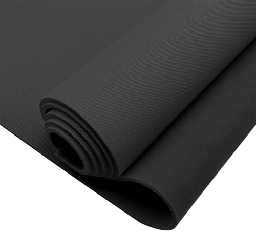 Autohimmelstoff Himmelstoff Dachhimmel Gewirke Himmel mit 3mm Schaumstoff Rückseite,Innenmaterial für Auto/LKW/SUV/Wohnmobil-Dach,Reparatur/Heimwerker-Dachhimmel-Material (Schwarz, 150x250cm)