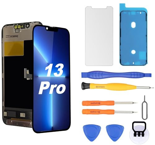 NB+ Replacement Screen for iPhone 13 Pro LCD Retina Full HD Display Digitizer with Fully Repair Tool Kits, Screen Protector, Waterproof Tape