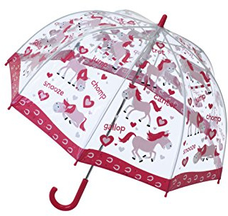 PIROIT Bugzz @ Soake Kids PVC Umbrella (Pony), Clear, S
