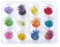 Vektenxi 12 Farben Nagel getrocknete Blumen Nail Art Dekoration DIY Tipps mit Fall natürliche Aufkleber kleine Blumen Nägel Strass Maniküre Dekoration stilvoll
