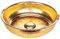Alisveristime, Metall, Türkische authentische Kupfer-Badeschüssel & Hamamschale (440 g) aus Zink (Gold)