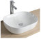 Vasque Salle de Bain à Poser en Céramique Imitation Marbre L46 x P37 VADIM