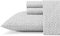 MARIMEKKO Queen-Size-Bettlaken, Baumwoll-Perkal-Bettwäsche-Set, frische und Coole Heimdekoration (Pikkuninen Unikko Grey, Queen)