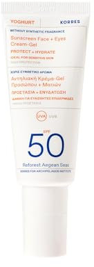 KORRES Yoghurt Sunscreen Face & Eyes Cream - Gel 50SFP 40ml
