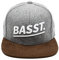 Du Hirsch Bayerisches Snapback Cap Basst Hellgrau Filz One Size
