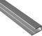 S-Polytec Aluminium U- Profil, Alu Abschlussprofil, Kantenprofil, Aluprofil für HPL Platten, Laminat, Vinyl, 6mm und 8mm, eloxiert, verschiedene Längen und Größen (1, U- Profil 6mm (1 Meter)), Silber