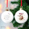 Custom Official Licensed Personalised Boofle Christmas Reindeer Bauble