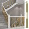HDYZJQ Glas Geländerpfosten Glashalter Edelstahl Treppe Geländer Säule für Dachbodentreppe/Hausflur, Sicherheitszaun Treppenspindeln für Innen Und Außen Treppe Geländer, mit Schraubensätzen