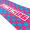 Fantic26 Stunt-Scooter Griptape Ersatz I Park I Kinder I Trick I Tret I Roller I Anti Rutsch Sandpapier 58,5cm I Passend für Decks bis 58,5cm x 15,5cm (Checker Pink/Türkis)