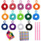 Anglecai Loom Topflappen-Schlaufen, Webstuhl-Set für Topflappen, Webstuhl, Schlaufen, Weben, Bastelschlaufen, mit 3 Häkelnadeln, kompatibel mit 17,8 cm Webwebstuhl, 336 Stück