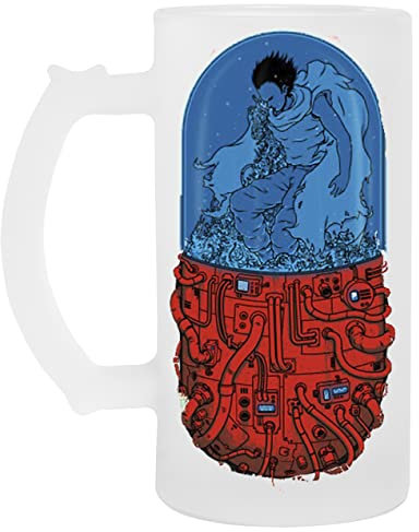 Cyberpunk 2019 Akira Glas Bier Becher Tasse Glass Beer Mug Cup