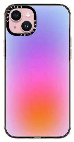 CASETiFY Compact Case for iPhone 15 Plus [2X Military Grade Drop Tested / 4ft Drop Protection] - Color Cloud - Clear Black