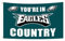 Eagles Country Flagge, 91 x 152 cm, Banner mit 2 Messingösen, Garagendekoration, Wanddekoration, Männerhöhle, lebendige Farbe/HD-Druck/Polyester-Banner