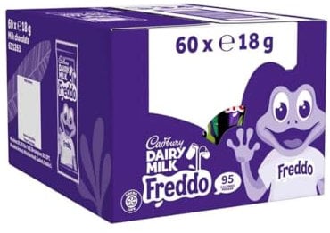 Fantastic Trade Store's Chocloate Collection (Dairy Milk Freddo Chocolate Bar) Case of 60x18g