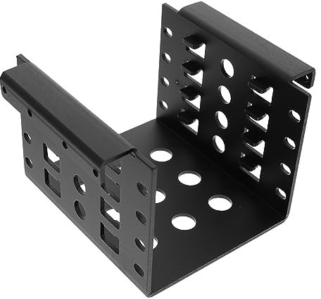 HEMOTON Festplattenkäfig mit Einschüben aus Aluminiumlegierung für Festplatteneinschübe und Diskettenlaufwerke zur Wärmeableitung