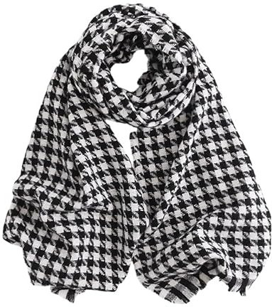 REPALY Schal Damen 1 Karierter Kaschmir Schal Für Damen Herbst Und Winter Kalter Schal Hals Warmer Schal