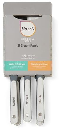 Harris No Loss Paint Brush Set X 5 Seriously Good Wall & Woodwork
