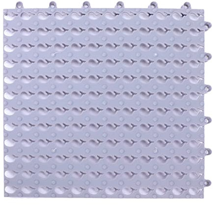 WOBBLO Splicing Shower Mat, Modular Interlocking Bathroom Floor Tile Cushion, Soft Shower Mat for Pool Patio Bathroom Floor