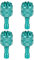 Stick di Controllo 3 Pro/4 Pro, 4 Joystick Rimovibili per Droni per DJI Mini 3/Mini 3 Pro/Mini 4 Pro/Air 3/Mavic 3 Pro RC e RC 2 Accessori di Ricambio per Controller Remoto(Verde Chiaro)