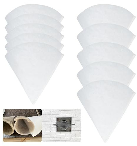 Prmape 10 Pièces Filtres Coniques DN 125 G4, Filtre Conique pour Ventilation Longueur 180 mm, Universel Filtre D'évacuation G4 pour Tous les Types de Systèmes de Ventilation