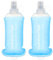 Meng Jiaran Lot de 2 gourdes souples de 250 ml en TPU pliables pour la course à pied, le sport, l'hydratation, la randonnée, le cyclisme, l'escalade, le vélo