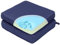 RACE LEAF Memory Foam Seat Cushions, Chair Pads 43 x 40 x 6.5 CM, Waterproof, Thick, Indoor/Outdoor, Set of 2 with Washable Cover, Adjustable Straps, Hidden Zipper - Sapphire Blue