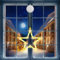 Kimuwote Luces Navidad Estrellas, 10LED Luces de Navidad,Cortina Luces Navidad a Pila con Temporizador, Luces de Decoración para Interior Exterior Navidad, Fiesta, Balcón