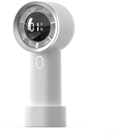 Ventilador de mano, aire acondicionado portátil, velocidad continua de 100 velocidades, batería de 3000 mAh ()