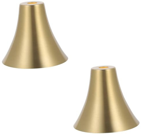 Angoily 2St Beleuchtungszubehör Tischlampenhalterbecher DIY Lampenhalter Tasse Lampenknäufe lampenfassung lampenhalterung Lampenschirm Endstück für Lampe DIY lampenknauf Lampenteil Kupfer