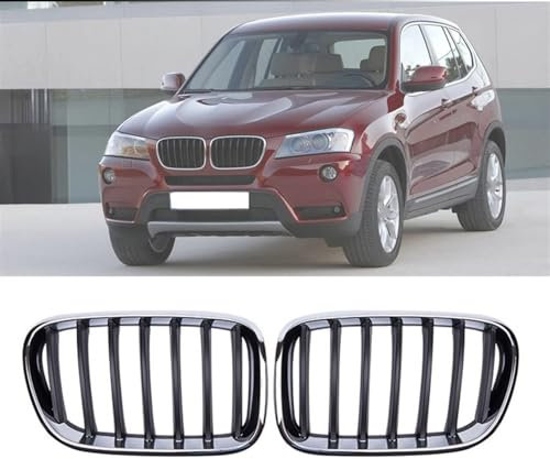 WDDZTMNB Autokühlergrill,kompatibel mit BMW X3 F25 2011-2013, Unterer Mittelgrill