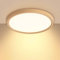 Baerolc LED Deckenleuchte Holzoptik, Ø30CM Modern Rund Lampe, 24W 3000K Warmweiß für Wohnzimmer, Schlafzimmer, Kinderzimmer, Flur, Küche, Keller, Büro