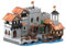 BlocteckToy MOC Klemmbausteine Löwenritter-Hafen Modell, 3094 Teile Groß Architecture Ritterburg Gebäude Set, MOC-164496