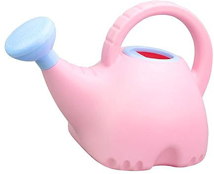 COSMEVIVI Regadera De Forma De Cartoon para Niño Niña Diseño Divertido y Seguro para Plantas y Flores Rociador De Agua Portátil Color Rosa y Azul