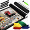 Puzzlematte 500 1000 1500 Teile Puzzle Matte Roll Puzzleunterlage Puzzlerolle Puzzelmatten für Puzzles bis 1500 Puzzle Rollmatte mit 4 Filzsortierschalen, zur Aufbewahrung von Puzzles