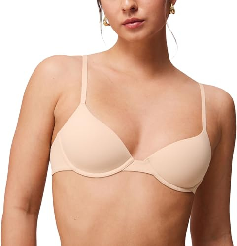 Halobliss Soutien Gorge Femme Petite Poitrine Demi Beige 90A