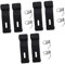 OSALADI 3 Set Fermo Di Blocco Della Scatola Dell'armadio Elettrico Serratura Cassettiera Serratura Elettrica Sostituzione Custine Sopra Chiusura A Scatto Della Porta Black 2 Pezzi * 3