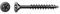 Spax Universalschraube, Senkkopf, schwarz BLAX, T-STAR plus, Teilgewinde, 4CUT (1, 3,5 x 35 mm 200 Stück)